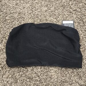 Onzie Bandeau Ribbed Black Size S/M NWT